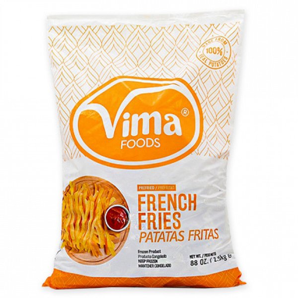 Papas Prefritas Vima, 2,5 kg
