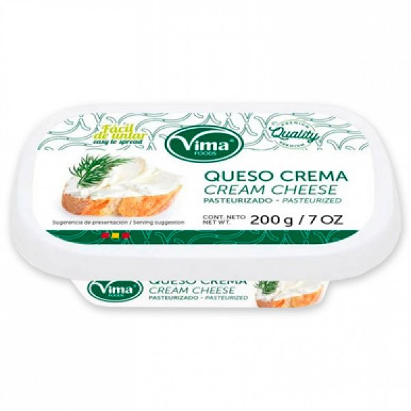 Queso Crema Vima, Envase 200 gr