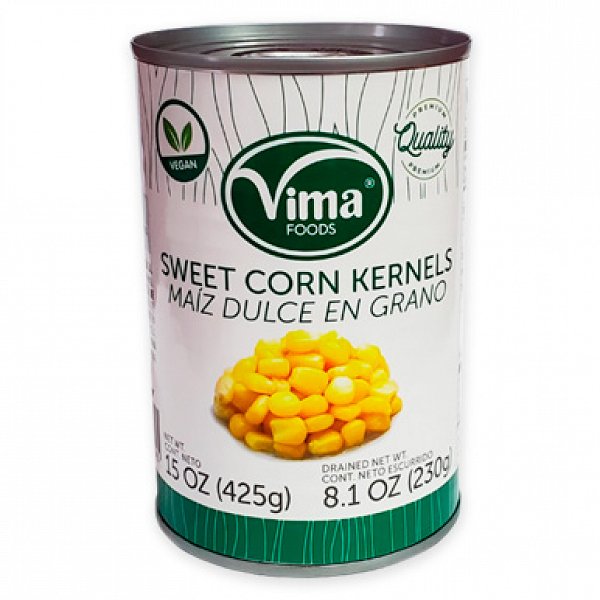 Maíz Dulce Vima, Lata 425 gr