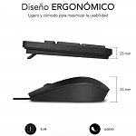 Teclado y Ratón Subblim Combo Business Slim CSSK01/Negro