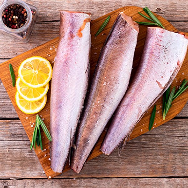 Filete de Merluza sin Piel Vima, Caja 21 kg